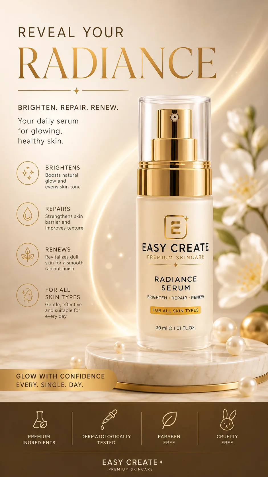 Easy Create Serum Ad